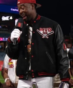 Jordan Walker MVP 2026 Varsity Jacket MVP Jordan Walker Black Varsity Jacket