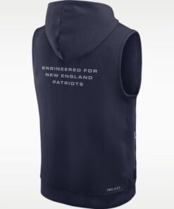 New England Patriots Dri-Fit Sleeveless Pullover Hoodie New England Patriots Dri-Fit Sleeveless Hooded Vest