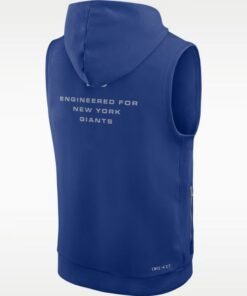 New York Giants Dri-Fit Sleeveless Hooded Vest