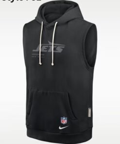 New York Jets Dri-Fit Sleeveless Pullover Hoodie
