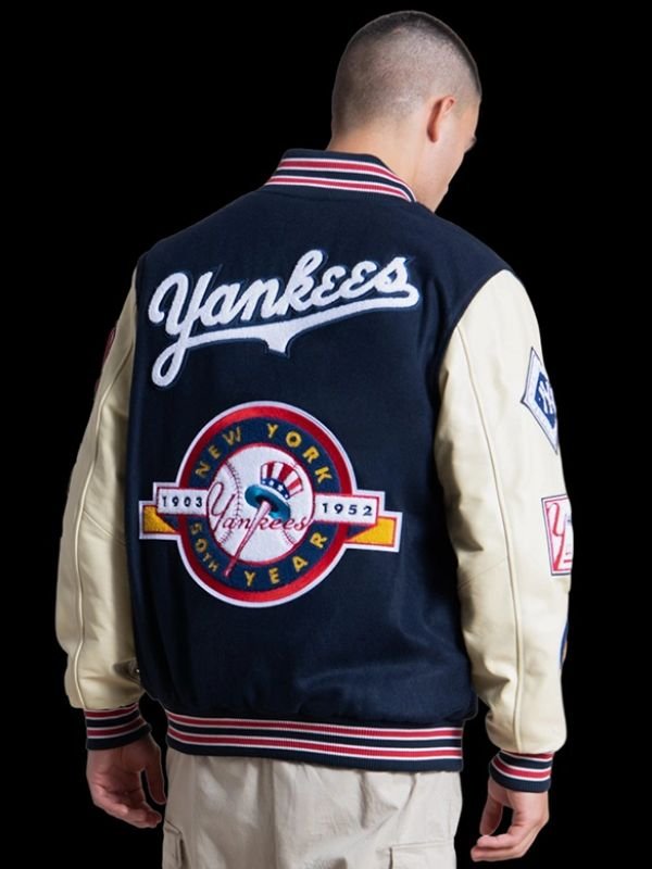New York Yankees Starter 50th Year Varsity Jacket New York Yankees Starter 50th Year Letterman Jacket