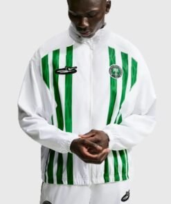 Nigeria x Slawn Lightweight Jacket Nigeria x Slawn Lightweight Jacket White