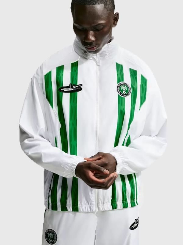 Nigeria x Slawn Lightweight Jacket Nigeria x Slawn Lightweight Jacket White
