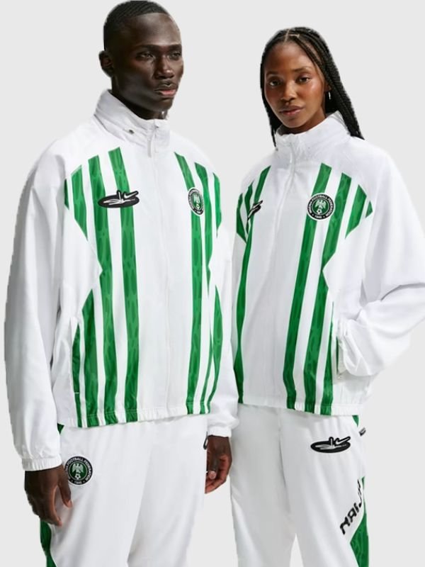 Nigeria x Slawn Lightweight Jacket Nigeria x Slawn White Jacket