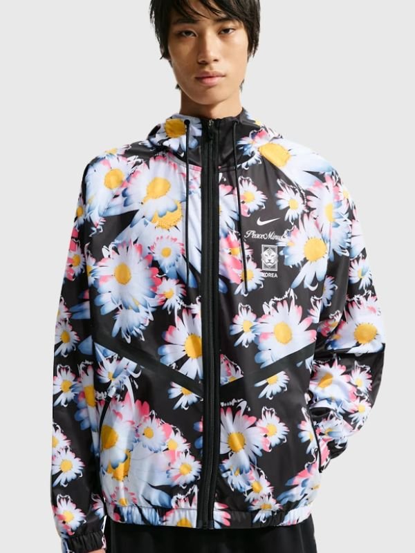 South Korea x PEACEMINUSONE Anthem Jacket Nike x PEACEMINUSONE Korea G-Dragon Anthem Jacket Black