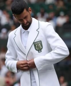 Novak Djokovic Wimbledon White Blazer Novak Djokovic 2026 Wimbledon Championships White Blazer