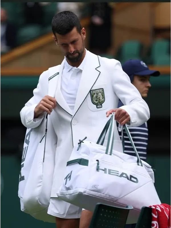 Novak Djokovic Wimbledon White Blazer Novak Djokovic Wimbledon White Blazer