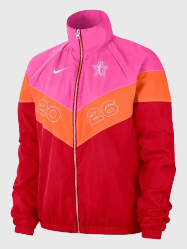 Paige Bueckers WNBA All-Star Game Windrunner Jacket Paige Bueckers WNBA All-Star Game Full Zip Jacket Red