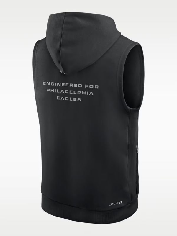 Philadelphia Eagles Dri-Fit Sleeveless Pullover Hoodie Philadelphia Eagles Dri-Fit Sleeveless Hooded Vest