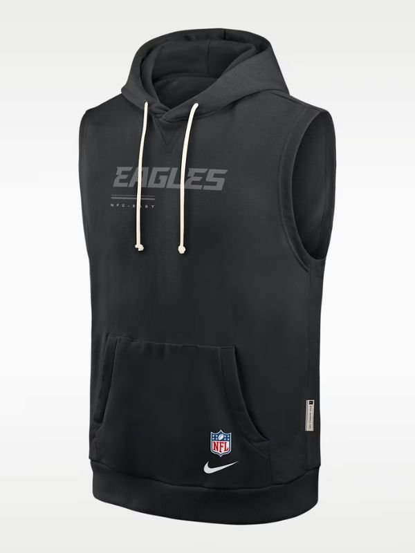Philadelphia Eagles Dri-Fit Sleeveless Pullover Hoodie Philadelphia Eagles Dri-Fit Sleeveless Pullover Hoodie