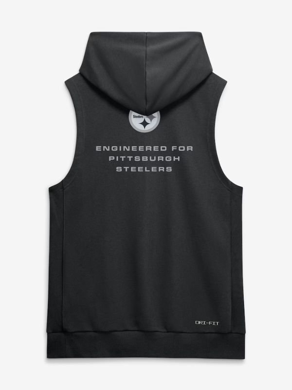 Pittsburgh Steelers Dri-Fit Sleeveless Pullover Hoodie Pittsburgh Steelers Dri-Fit Sleeveless Hooded Vest
