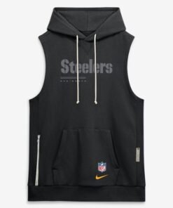 Pittsburgh Steelers Dri-Fit Sleeveless Pullover Hoodie