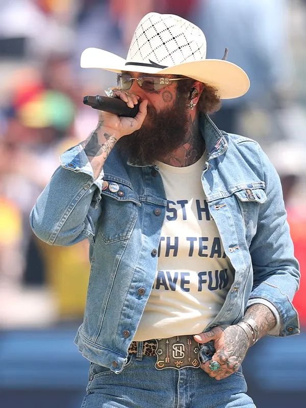 Post Malone World Cup 2026 Finals Denim Jacket Post Malone FIFA Final 2026 Denim Jacket