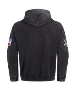 Raider Nation First Team Enzyme Wash Hoodie Raider Nation First Team Enzyme Black Hoodie
