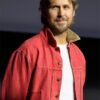 Ryan Gosling Comic-Con 2026 Red Denim Jacket