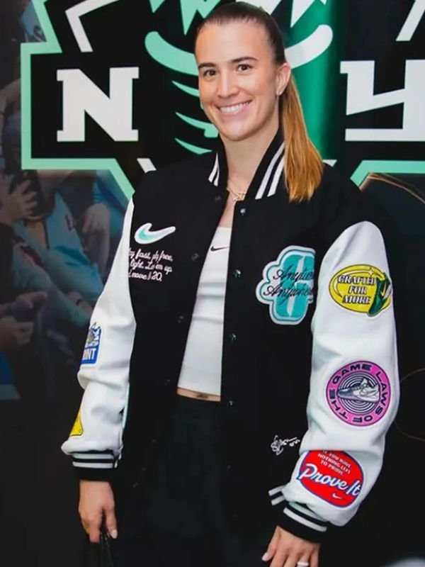Sabrina Ionescu Nike Any Time Any Where Varsity Jacket Sabrina Ionescu Nike Any Time Any Where Varsity Jacket