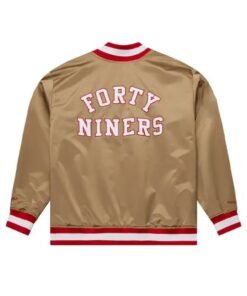San Francisco 49ers 80th Anniversary Bomber Jacket