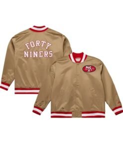 San Francisco 49ers 80th Anniversary Satin Jacket
