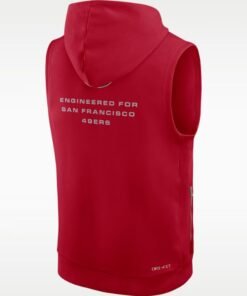 San Francisco 49ers Dri-Fit Sleeveless Pullover Hoodie San Francisco 49ers Dri-Fit Sleeveless Hooded Vest