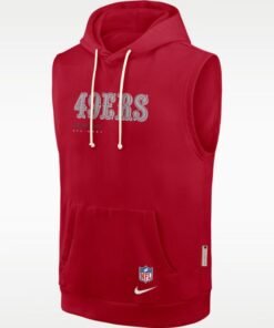 San Francisco 49ers Dri-Fit Sleeveless Pullover Hoodie