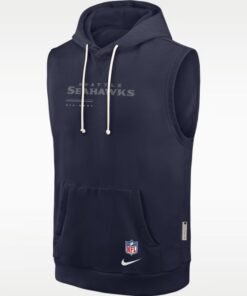 Seattle Seahawks Dri-Fit Sleeveless Pullover Hoodie