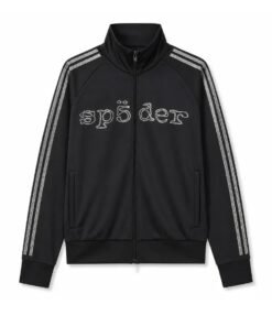 SP5DER Rhinestone Black Track Jacket