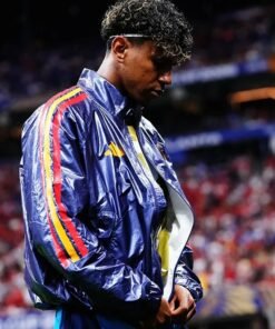 Spain 2026 Adidas Home Anthem Blue Jacket