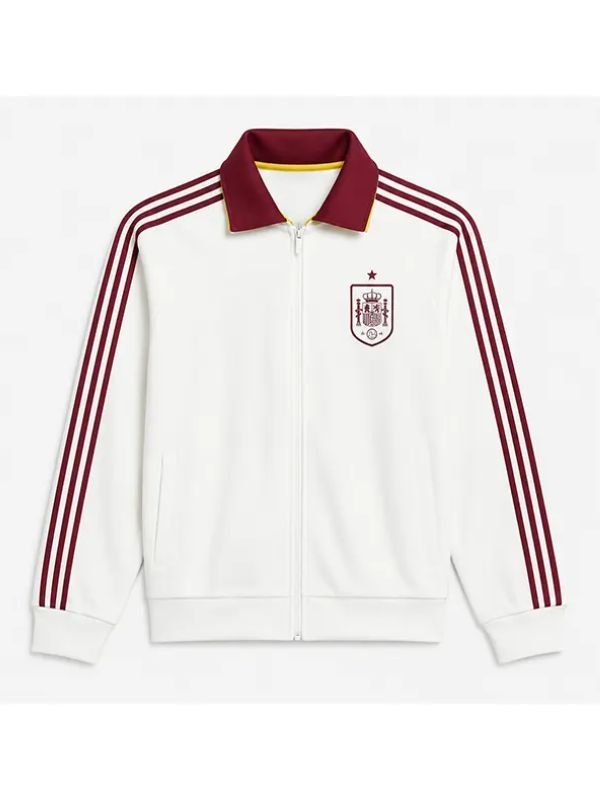 Spain World Cup 2026 Anthem Jacket Spain Away Anthem White Jacket
