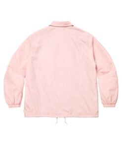 Supreme Spellout Coaches Jacket Spellout Coaches Pink Jacket