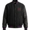 Cyberpunk 2077 Samurai Brown Bomber Jacket Spider-Man Varsity Bomber Jacket
