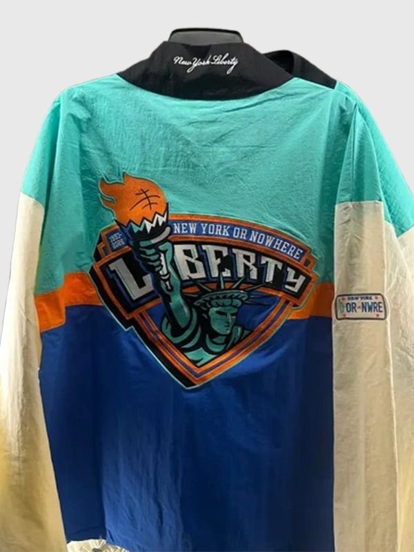 Spike Lee LVA-NYL New York Liberty Windbreaker Jacket Spike Lee Liberty LVA NYL Windbreaker Jacket