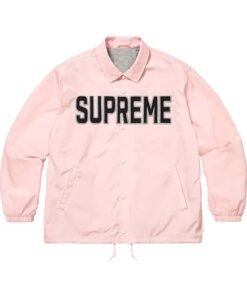Supreme Spellout Coaches Jacket Supreme Spellout Coaches Jacket Pink