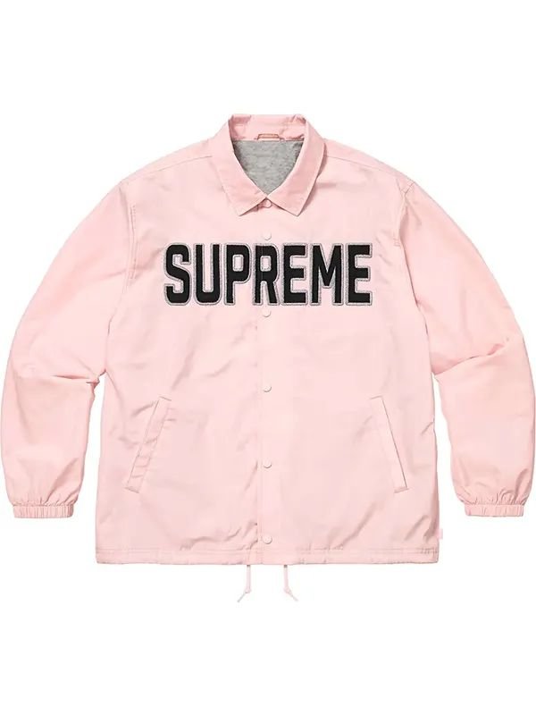 Supreme Spellout Coaches Jacket Supreme Spellout Coaches Jacket Pink