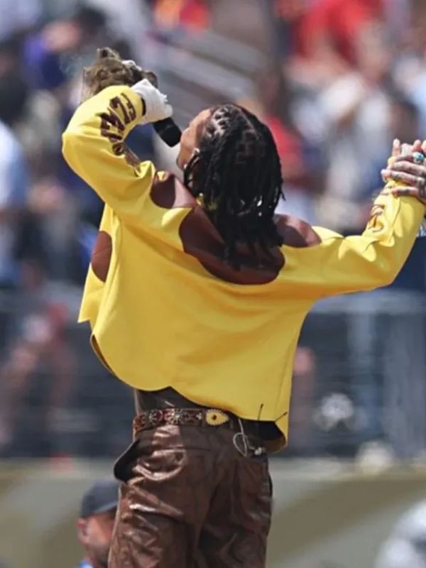 Swae Lee World Cup Final Flowerboy Jacket Swae Lee World Cup Final Flowerboy Jacket Yellow