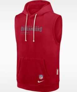 Tampa Bay Buccaneers Dri-Fit Sleeveless Pullover Hoodie