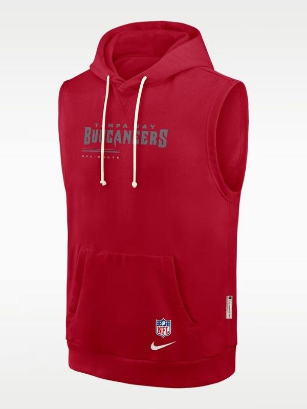 Tampa Bay Buccaneers Dri-Fit Sleeveless Pullover Hoodie Tampa Bay Buccaneers Dri-Fit Sleeveless Pullover Hoodie