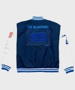 Jay-Z The Blueprint x New York Yankees Varsity Jacket The Blueprint x New York Yankees Varsity Full-Snap Jacket