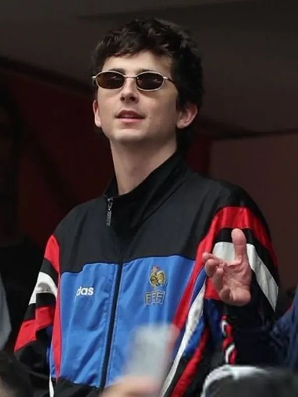 Timothée Chalamet World Cup Semi-Final Vintage France Jacket The France '96-98 Track Jacket