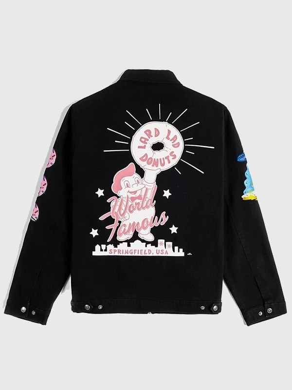 The Simpsons x Shoe Palace Donuts Work Jacket The Simpsons x Shoe Palace Donuts Black Jacket