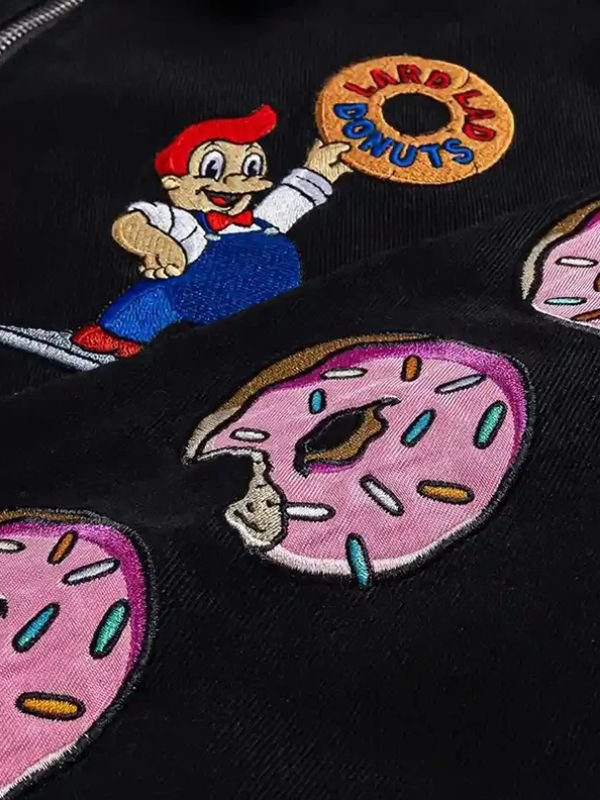 The Simpsons x Shoe Palace Donuts Work Jacket The Simpsons x Shoe Palace Donuts Work Jacket Black