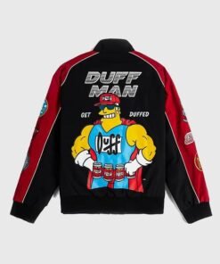 The Simpsons x Shoe Palace Duff Man Racing Jacket The Simpsons x Shoe Palace Duff Man Bomber Jacket