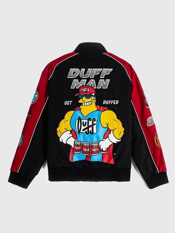 The Simpsons x Shoe Palace Duff Man Racing Jacket The Simpsons x Shoe Palace Duff Man Bomber Jacket