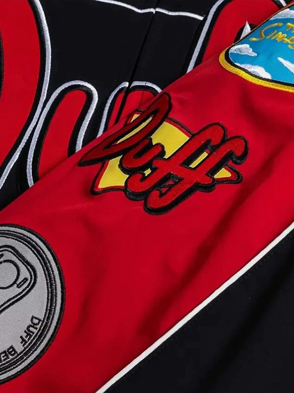 The Simpsons x Shoe Palace Duff Man Racing Jacket The Simpsons x Shoe Palace Duff Man Cotton Jacket