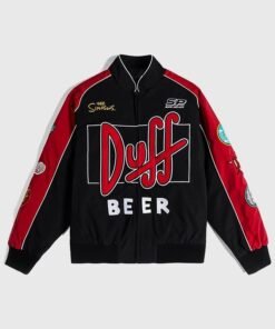 The Simpsons x Shoe Palace Duff Man Racing Jacket