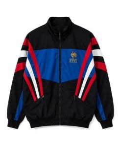 Timothée Chalamet World Cup Semi-Final Vintage France Jacket Timothée Chalamet World Cup Semi-Final Vintage France Jacket Black