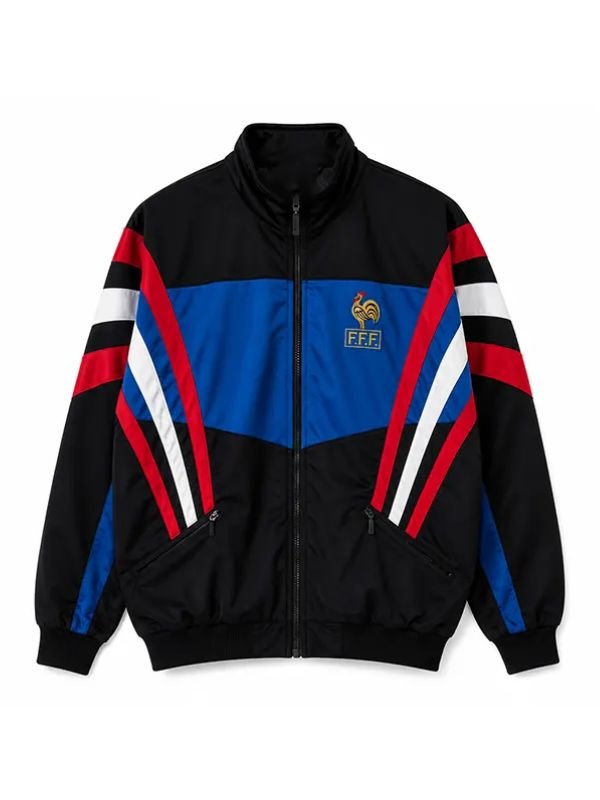 Timothée Chalamet World Cup Semi-Final Vintage France Jacket Timothée Chalamet World Cup Semi-Final Vintage France Jacket Black