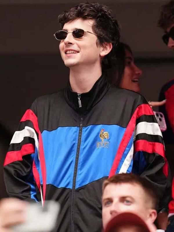 Timothée Chalamet World Cup Semi-Final Vintage France Jacket Timothée Chalamet World Cup Semi-Final Vintage France Jacket