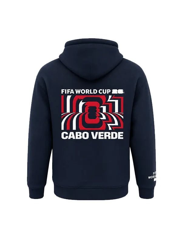 Cabo Verde World Cup 2026 Hoodie Unisex FIFA World Cup 2026 Cabo Verde Puff Print Hoodie