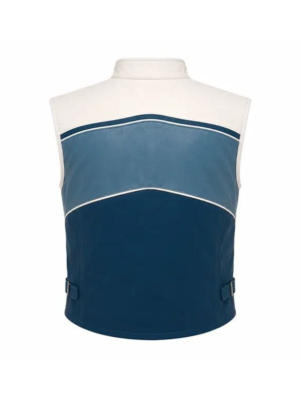 Avengers Doomsday 2026 Sue Storm Blue Vest Vanessa Kirby Avengers: Doomsday 2026 Leather Vest