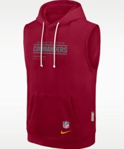 Washington Commanders Dri-Fit Sleeveless Pullover Hoodie